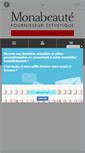 Mobile Screenshot of monabeaute.com